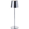 Lampe a poser d'extérieur - BRILLIANT - XAANA - Rechargeable - Chrome