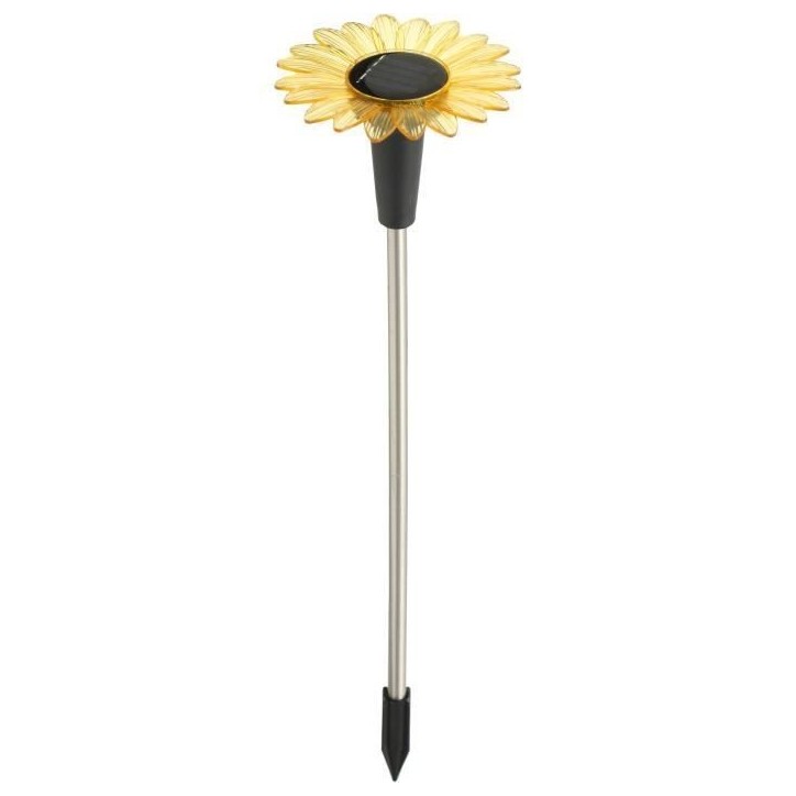 Decoration lumineuse solaire GALIX G4460 - Forme Tournesol - H44cm Decoration lumineuse solaire GALIX G4460 - Forme Tournesol - H44cm