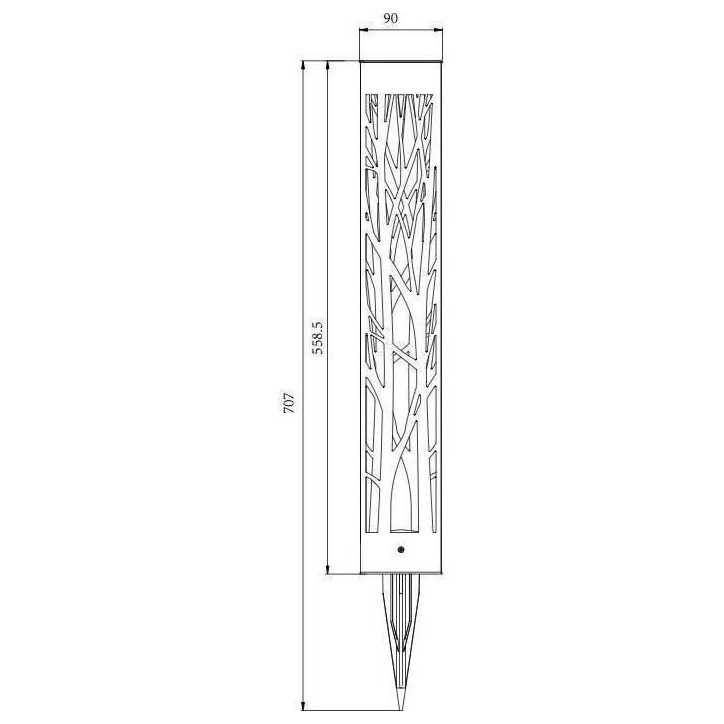 Decoration Balise solaire GALIX G4465 - 20 lumens - A visser ou a planter - H70cm - Blanc Chaud Decoration Balise solaire GALIX G4465 - 20 lumens - A visser ou a planter - H70cm - Blanc Chaud