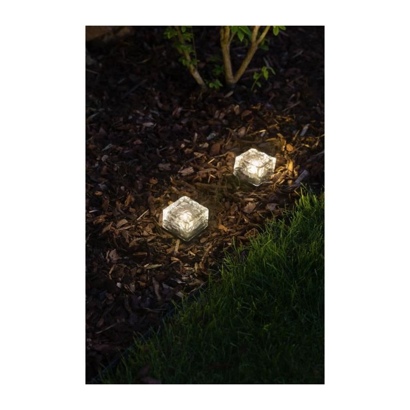 Cube de glace solaire GALIX G4470 - 1 LED - H7cm Cube de glace solaire GALIX G4470 - 1 LED - H7cm