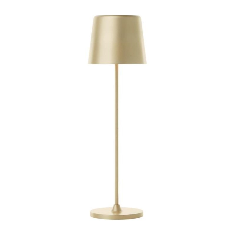 Lampe a poser d'extérieur - BRILLIANT - KAAMI - Rechargeable - Or mat Lampe a poser d'extérieur - BRILLIANT - KAAMI - Rechargeable - Or mat