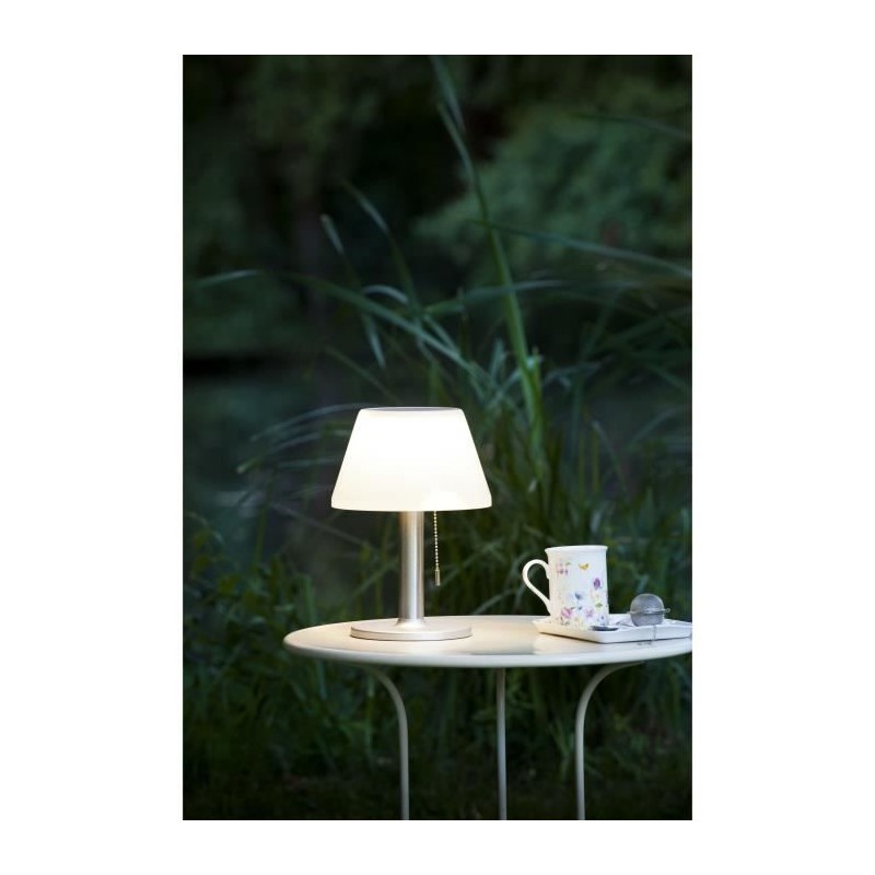 Lampe de table solaire G2 tres éclairante - GALIX - 100 Lumens - Plas Lampe de table solaire G2 tres éclairante - GALIX - 100 Lumens - Plas