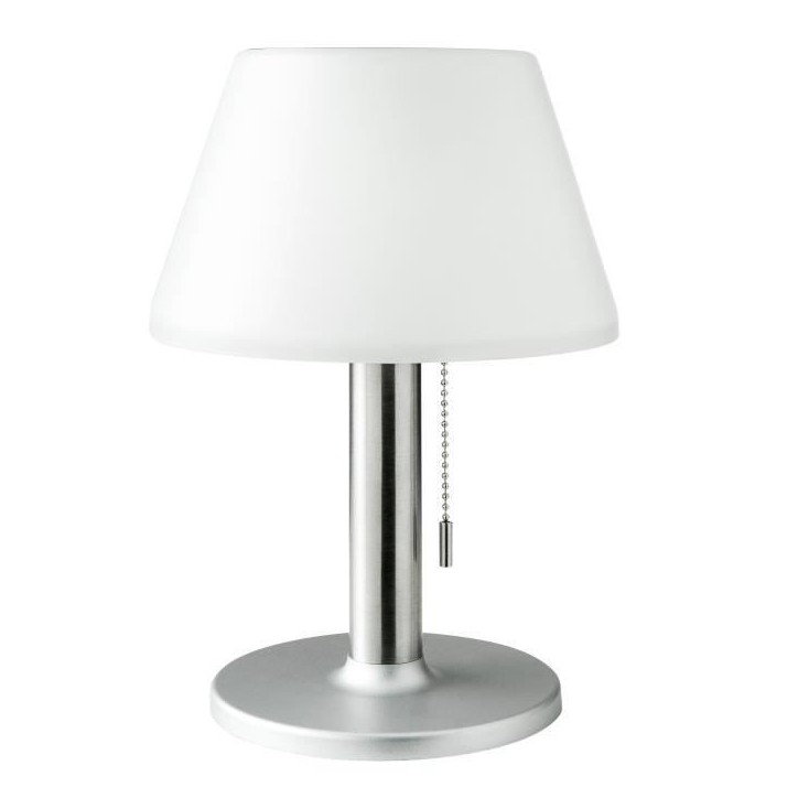 Lampe de table solaire G2 tres éclairante - GALIX - 100 Lumens - Plastique et tube en inox Lampe de table solaire G2 tres éclairante - GALIX - 100 Lumens - Plastique et tube en inox