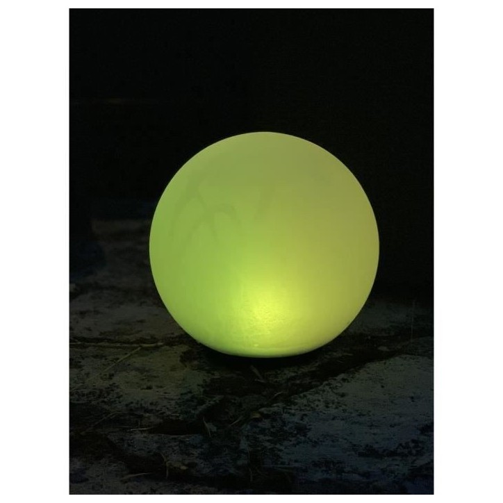 Boule solaire étanche multicolore 30cm avec télécommande - GALIX Boule solaire étanche multicolore 30cm avec télécommande - GALIX