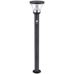 Lampadaire solaire - GALIX - G4595C - Tres éclairant - Inox avec dét