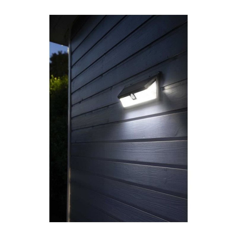 Spot solaire mural - GALIX - G4565 - Tres éclairant avec detecteur de Spot solaire mural - GALIX - G4565 - Tres éclairant avec detecteur de