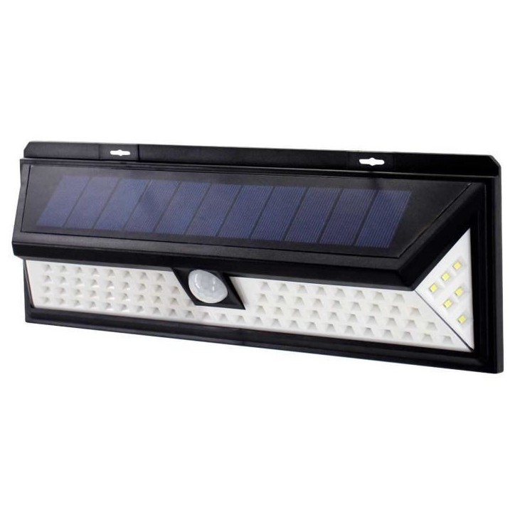 Spot solaire mural - GALIX - G4565 - Tres éclairant avec detecteur de presence - 300 Lumens Spot solaire mural - GALIX - G4565 - Tres éclairant avec detecteur de presence - 300 Lumens