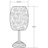 Lanterne solaire - GALIX - G2003 - Métal cuivré - LED blanche 10 lum