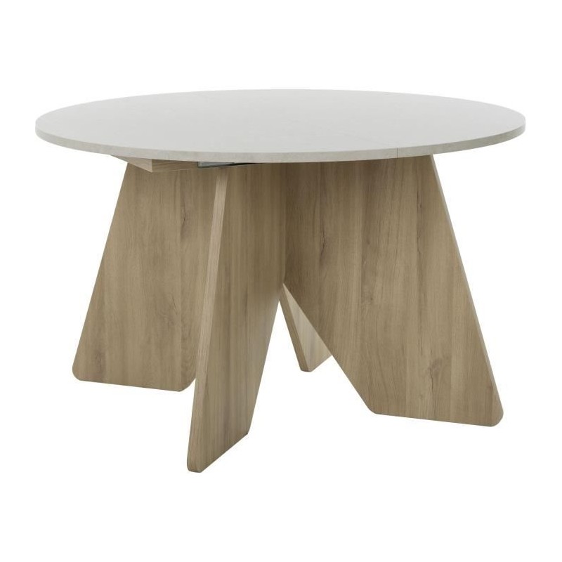 Table a manger - GALEO - Ronde - 4/6 places - 120/160 x 120 x 74 cm - Table a manger - GALEO - Ronde - 4/6 places - 120/160 x 120 x 74 cm -