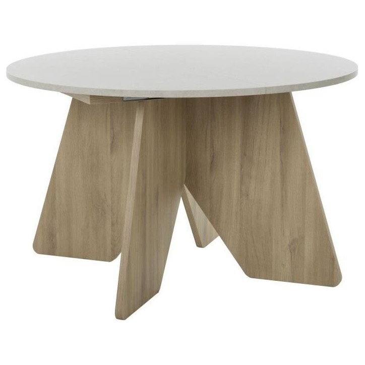 Table a manger - GALEO - Ronde - 4/6 places - 120/160 x 120 x 74 cm - DIAGONE Table a manger - GALEO - Ronde - 4/6 places - 120/160 x 120 x 74 cm - DIAGONE