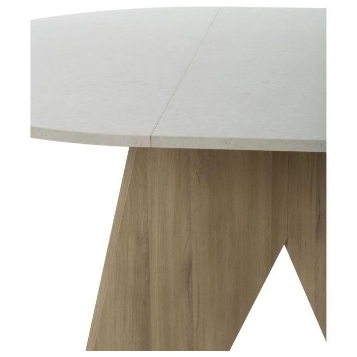 Table a manger - GALEO - Ronde - 4/6 places - 120/160 x 120 x 74 cm - DIAGONE Table a manger - GALEO - Ronde - 4/6 places - 120/160 x 120 x 74 cm - DIAGONE