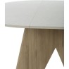 Table a manger - GALEO - Ronde - 4/6 places - 120/160 x 120 x 74 cm -