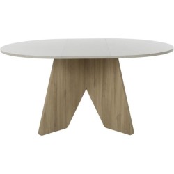 Table a manger - GALEO - Ronde - 4/6 places - 120/160 x 120 x 74 cm -