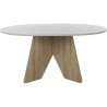 Table a manger - GALEO - Ronde - 4/6 places - 120/160 x 120 x 74 cm -