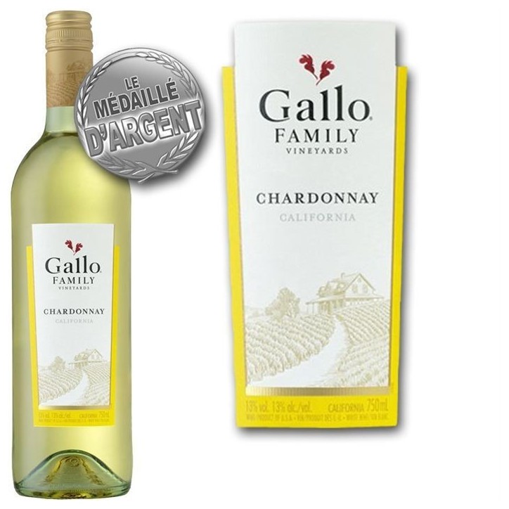 Gallo Family Chardonnay - Vin blanc de Californie 2023 Gallo Family Chardonnay - Vin blanc de Californie 2023