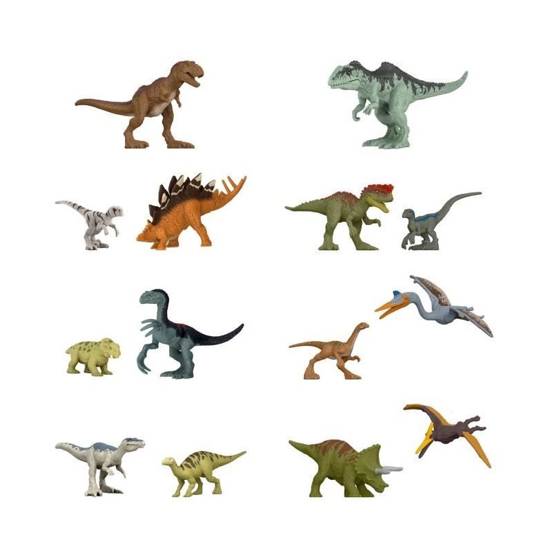 Jurassic World - Le Monde d'apres - Coffret mini-figurines - 3 ans