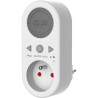 Programmateur digital avec horloge - GAO - 1800 W - Ecran LCD - Blanc