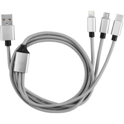 Kit de voyage - GAO - 3-en-1 - Câble 1m, chargeur mural et voiture