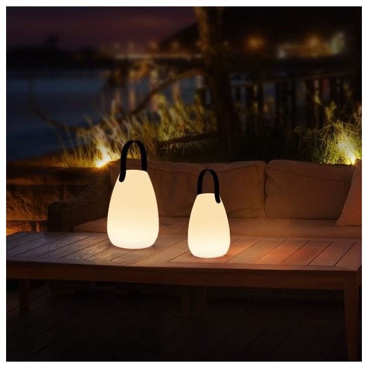 Lampe hybride - GAO - Solaire/USB - LED RVB, batterie 500mAh, IP44