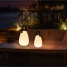 Lampe hybride - GAO - Solaire/USB - LED RVB, batterie 500mAh, IP44