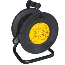 Enrouleur - GAO - Bricolage - 25m, H05VV-F 3G1,5mm², disjoncteur ther