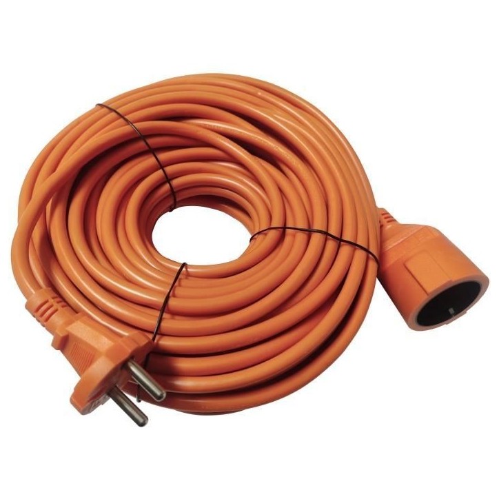 Rallonge extérieure - GAO - H05VV-F 3x1,5mm² - 50m, robuste, résistante Rallonge extérieure - GAO - H05VV-F 3x1,5mm² - 50m, robuste, résistante