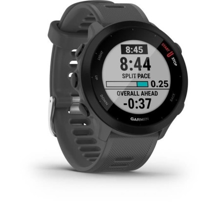 Montre connectée sport - GARMIN - Forerunner 55 - Monterra Grey (Gris