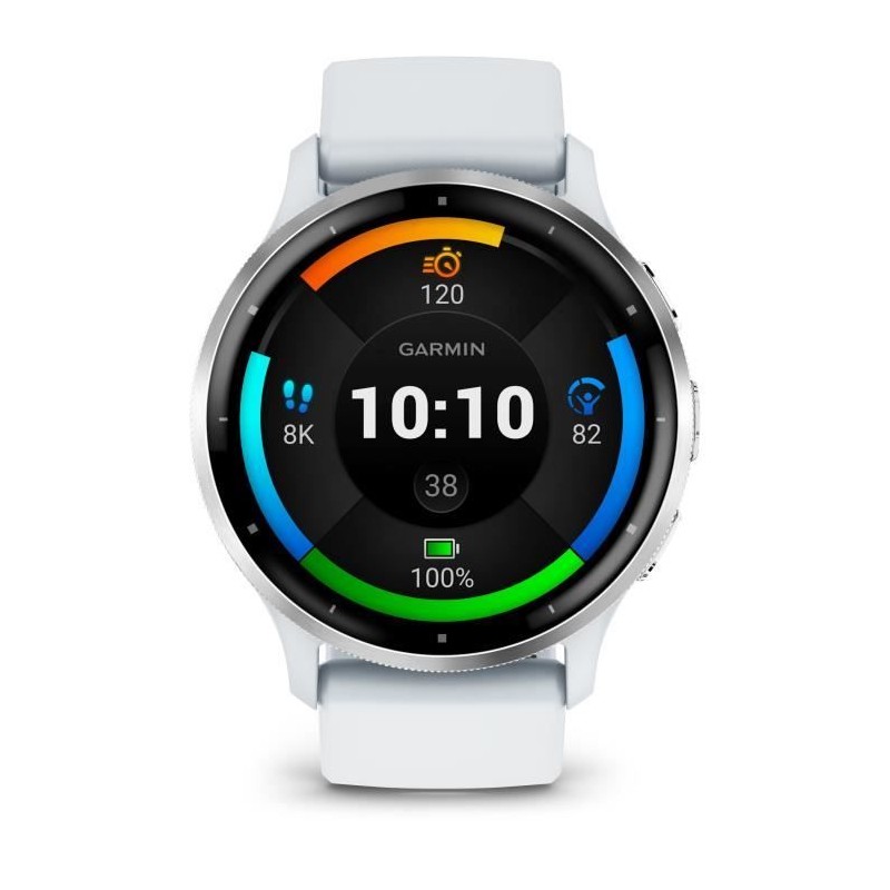 Montre GPS connectée - GARMIN - Venu 3 - WiFi - 35,4 mm - Acier Silve Montre GPS connectée - GARMIN - Venu 3 - WiFi - 35,4 mm - Acier Silve