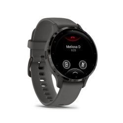 Montre GPS connectée - GARMIN - Venu 3S - 30,4mm (1,2) - Acier Gray,