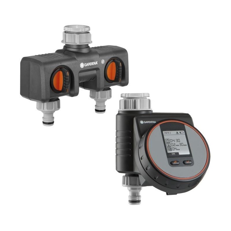 Kit programmateur - GARDENA - Flex 1890 + Selecteur 2 circuits 8193 - Kit programmateur - GARDENA - Flex 1890 + Selecteur 2 circuits 8193 -