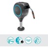 Dévidoir automatique pour terrasse - GARDENA - RollUp S - Bleu - Long