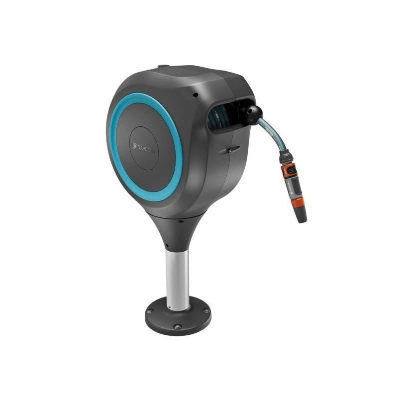 Dévidoir automatique pour terrasse - GARDENA - RollUp - M - Bleu - Lo