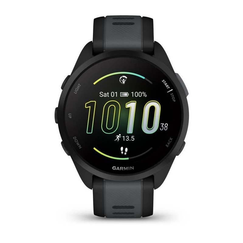 Montre GPS connectée - GARMIN - Forerunner 165 - 1,2 - Noir avec brac Montre GPS connectée - GARMIN - Forerunner 165 - 1,2 - Noir avec brac
