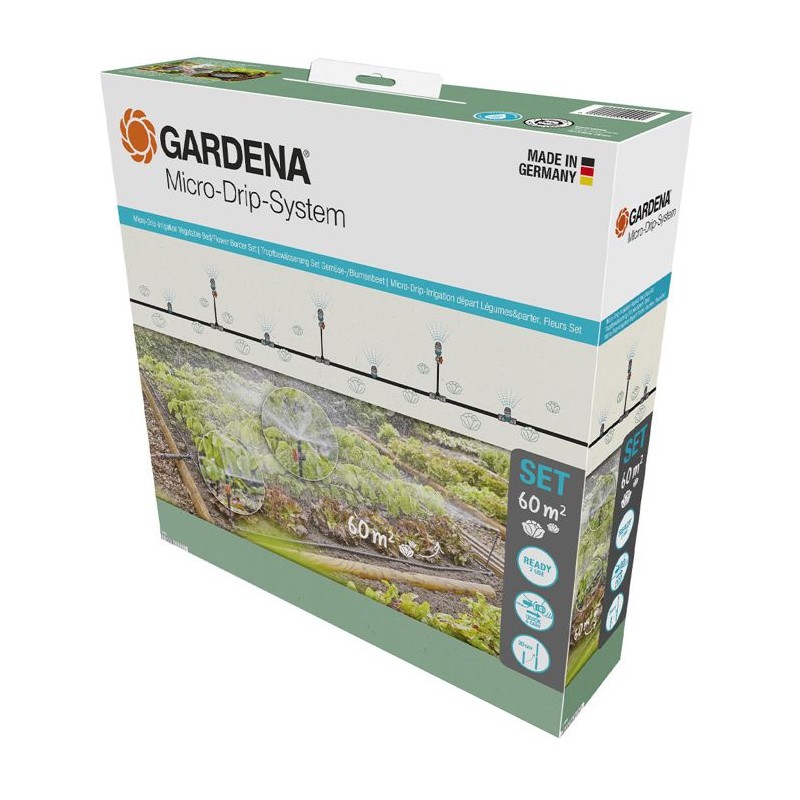 Kit d'initiation pour potagers GARDENA - jusqu'a 60m² - 13450-20 Kit d'initiation pour potagers GARDENA - jusqu'a 60m² - 13450-20