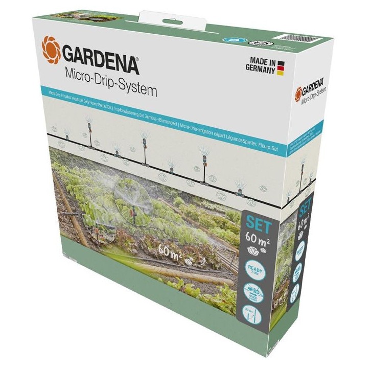 Kit d'initiation pour potagers GARDENA - jusqu'a 60m² - 13450-20 Kit d'initiation pour potagers GARDENA - jusqu'a 60m² - 13450-20