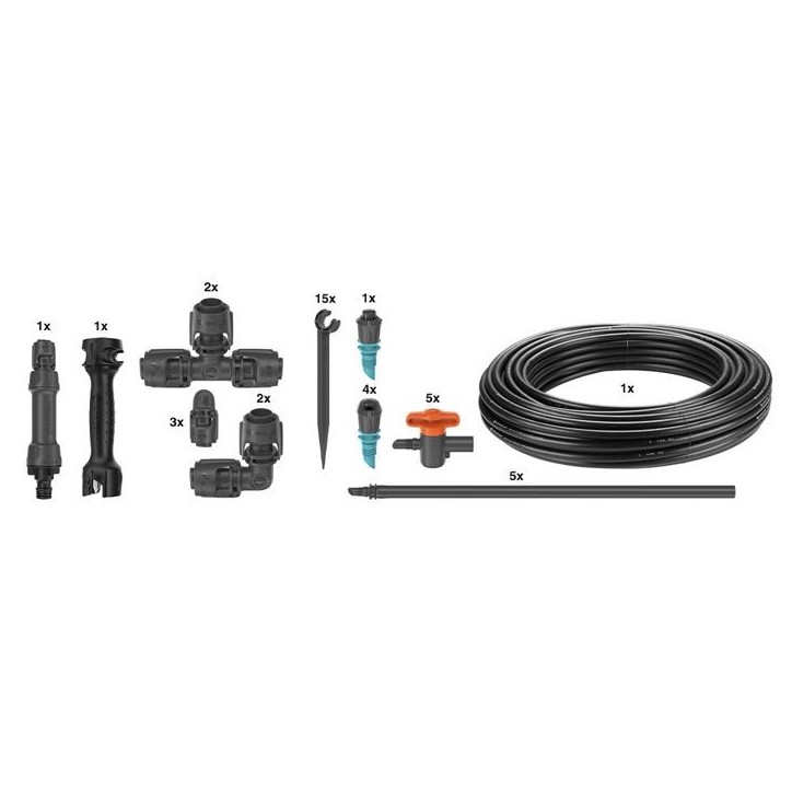 Kit d'initiation pour potagers GARDENA - jusqu'a 60m² - 13450-20 Kit d'initiation pour potagers GARDENA - jusqu'a 60m² - 13450-20