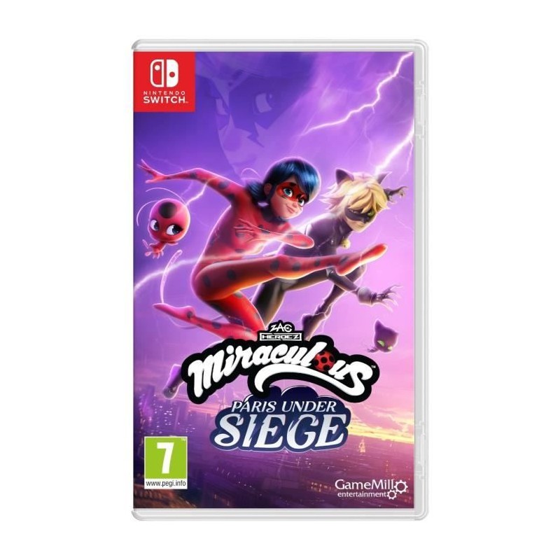 Miraculous Paris Under Siege - Jeu Nintendo Switch Miraculous Paris Under Siege - Jeu Nintendo Switch