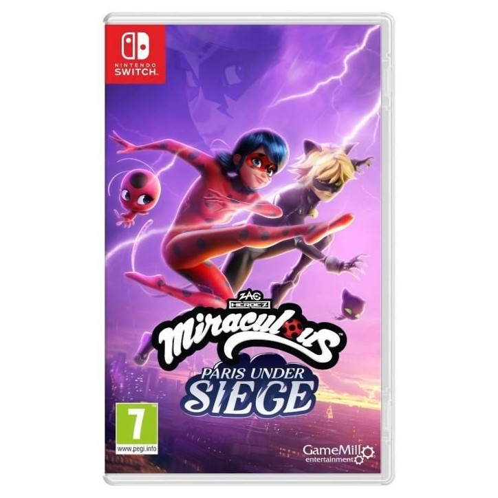 Miraculous Paris Under Siege - Jeu Nintendo Switch Miraculous Paris Under Siege - Jeu Nintendo Switch