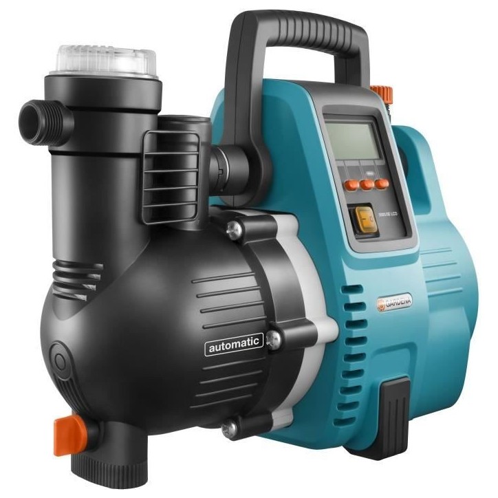 GARDENA Pompe automatique maison et jardin 5000/5E LCD Comfort–1300W–Débit 5000l/h–pression 5.0 bar–Extension garantie GARDENA Pompe automatique maison et jardin 5000/5E LCD Comfort–1300W–Débit 5000l/h–pression 5.0 bar–Extension garantie