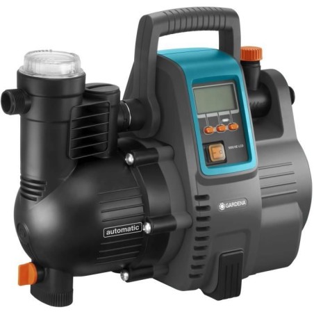 GARDENA Pompe automatique maison et jardin 5000/5E LCD Comfort–1300W–Débit 5000l/h–pression 5.0 bar–Extension garantie
