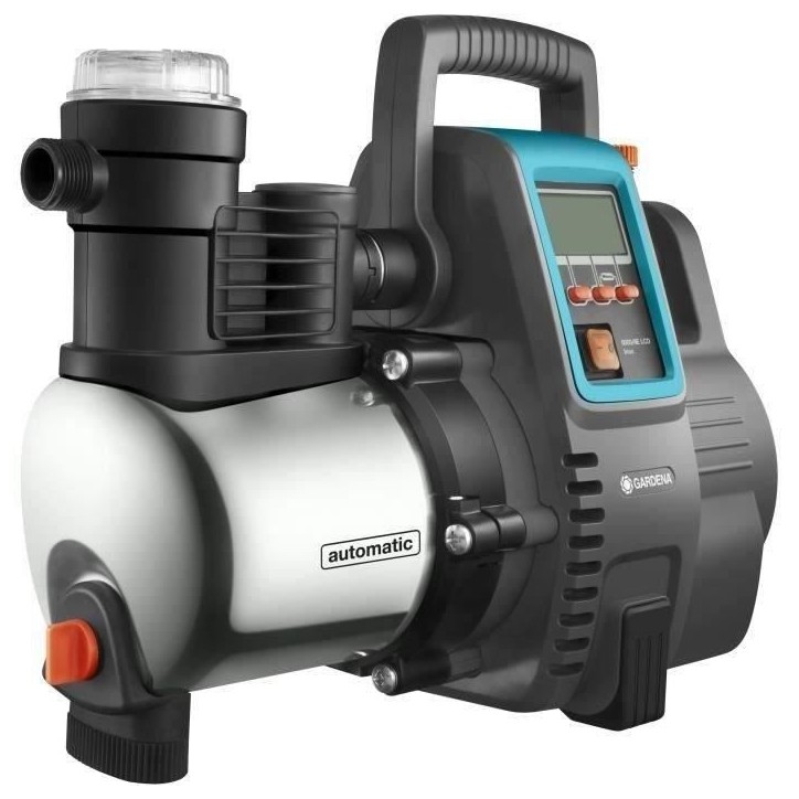 GARDENA Pompe auto. maison et jardin 6000/5E LCD Premium– 1300W –Débit 6000l/h & pression 5.5 bar –Extension garantie 5an GARDENA Pompe auto. maison et jardin 6000/5E LCD Premium– 1300W –Débit 6000l/h & pression 5.5 bar –Extension garantie 5an