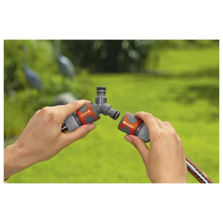 GARDENA Nécessaire de dérivation – Raccordement triple – Compatibilité Original GARDENA System – Robuste – Garantie 2 GARDENA Nécessaire de dérivation – Raccordement triple – Compatibilité Original GARDENA System – Robuste – Garantie 2