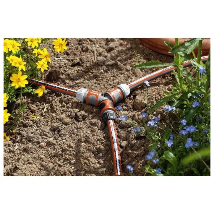 GARDENA Nécessaire de dérivation – Raccordement triple – Compatibilité Original GARDENA System – Robuste – Garantie 2 GARDENA Nécessaire de dérivation – Raccordement triple – Compatibilité Original GARDENA System – Robuste – Garantie 2