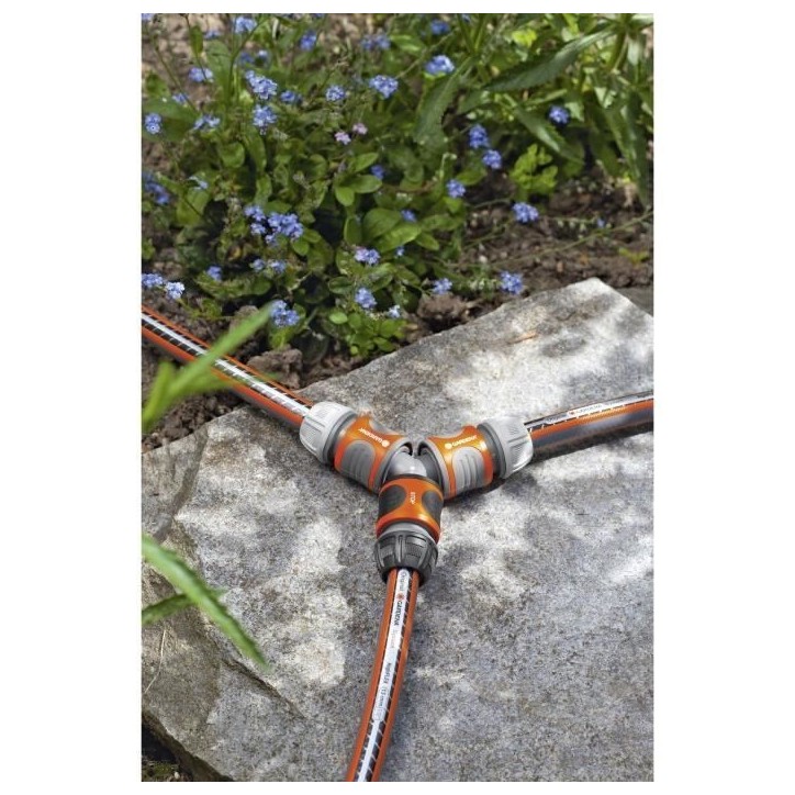 GARDENA Nécessaire de dérivation – Raccordement triple – Compatibilité Original GARDENA System – Robuste – Garantie 2 GARDENA Nécessaire de dérivation – Raccordement triple – Compatibilité Original GARDENA System – Robuste – Garantie 2