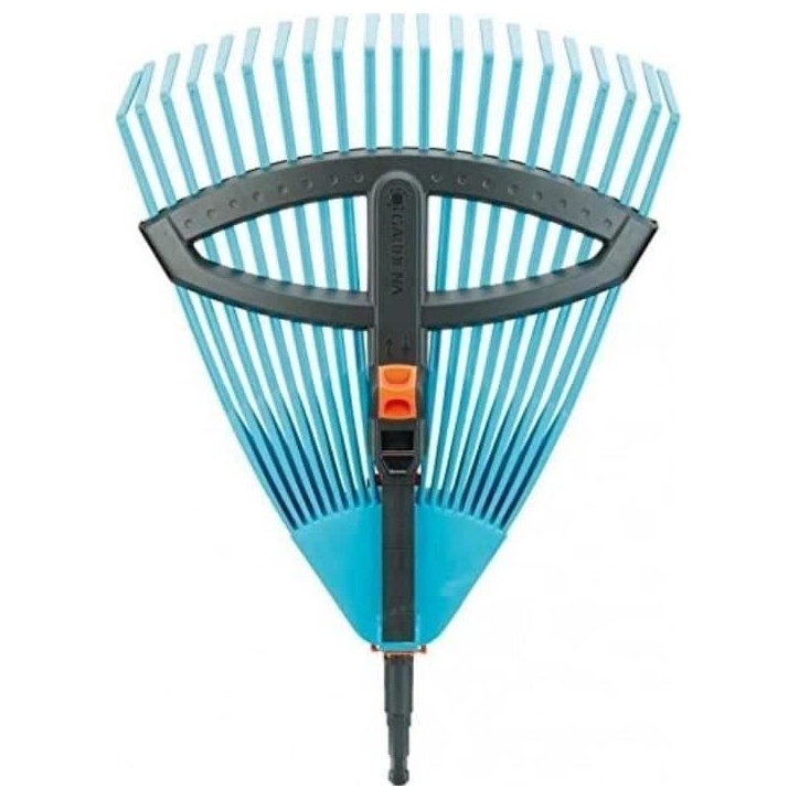 Balai a gazon réglable Combisystem GARDENA - Plastique renforcé - 22 dents - Ratissage herbe - Garantie 25 ans Balai a gazon réglable Combisystem GARDENA - Plastique renforcé - 22 dents - Ratissage herbe - Garantie 25 ans
