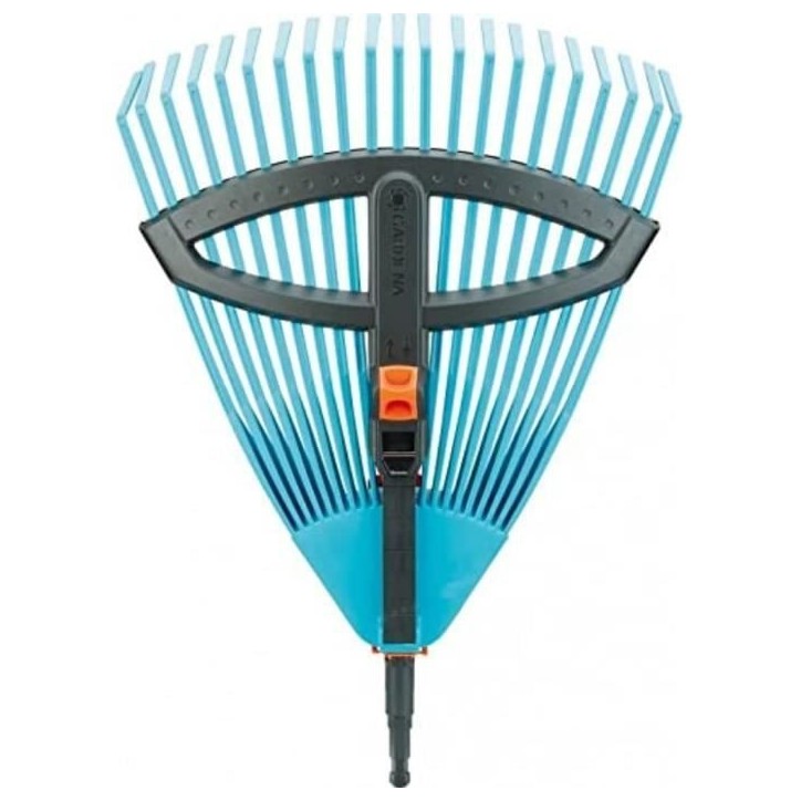Balai a gazon réglable Combisystem GARDENA - Plastique renforcé - 22 dents - Ratissage herbe - Garantie 25 ans Balai a gazon réglable Combisystem GARDENA - Plastique renforcé - 22 dents - Ratissage herbe - Garantie 25 ans