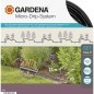 GARDENA Kit complet arrosage goutte-a-goutte taille S Micro-Drip – Arrosage ligne 100m max – Systeme auto-nettoyant - (13010