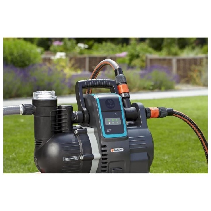 Pompe de surface GARDENA - smart Automatic Home and Garden Pump 5000/5 - 5000 l/h - 1300 w Pompe de surface GARDENA - smart Automatic Home and Garden Pump 5000/5 - 5000 l/h - 1300 w