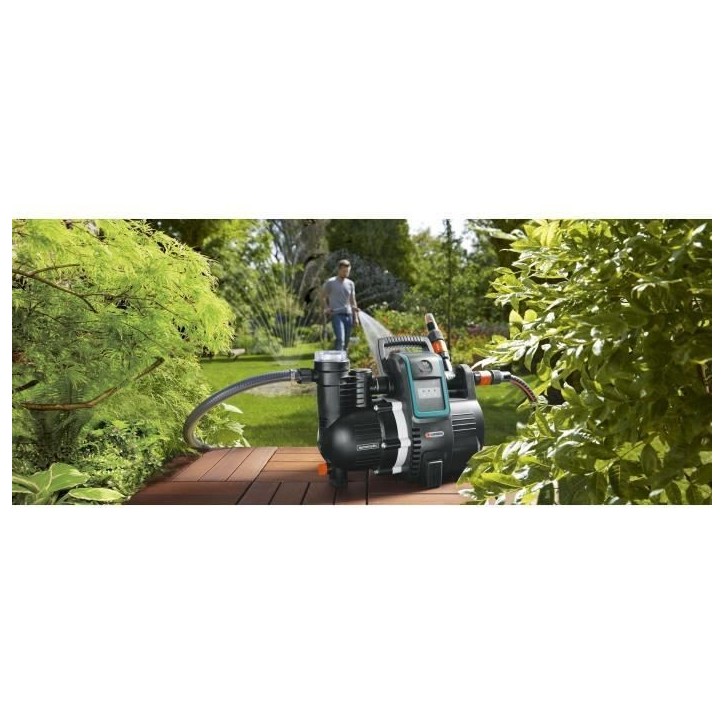Pompe de surface GARDENA - smart Automatic Home and Garden Pump 5000/5 - 5000 l/h - 1300 w Pompe de surface GARDENA - smart Automatic Home and Garden Pump 5000/5 - 5000 l/h - 1300 w
