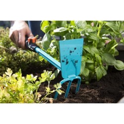 Serfouette a fleurs Combisystem GARDENA - Acier enduit - Outil pour tr
